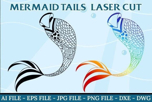 Download Mermaid Tails Laser Cut - Premium Resources