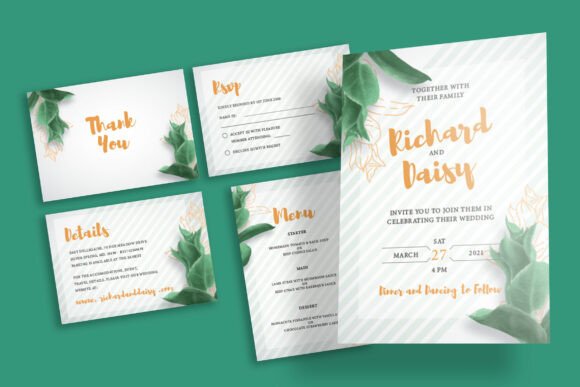 Download Nature Theme Wedding Invitation - Nature theme Collection