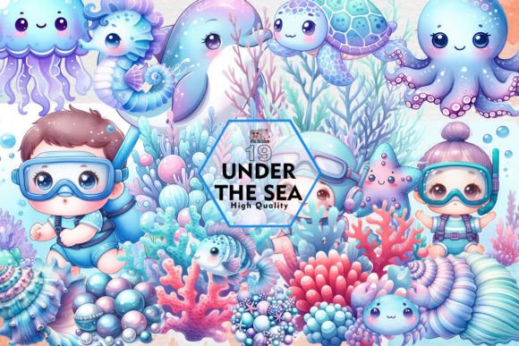 Download Under the Sea Clipart PNG Graphics - Premium Resources