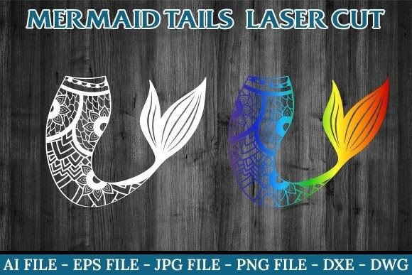 Download Mermaid Tails Laser Cut - Premium Resources